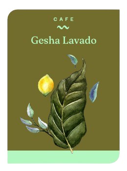 CAFÉ GESHA LAVADO (250 GR)